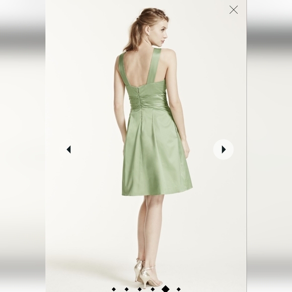 Blue David's Bridal dress size 2 - Picture 8 of 8